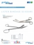Product Sheet - Lister bandage scissors